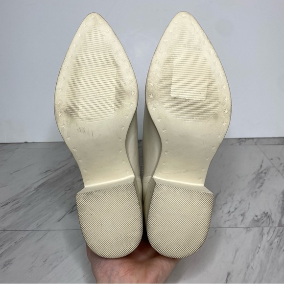 Steve Madden Abriel Pointy Toe Leather Heeled Bootie 8M - Picture 15 of 16